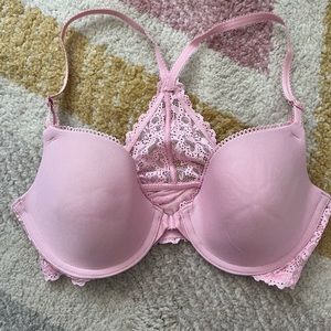 Cute b.tempt’d by Wacoal pink lace bra